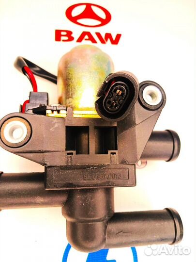 Кран отопителя shacman shaanxi F2000 MAN