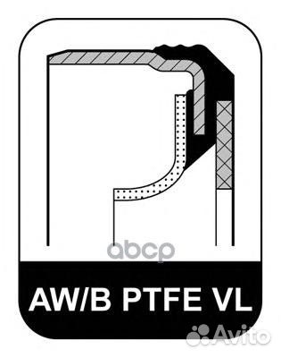Сальник к-вала ACM 180x150x15 volvo FH/FM дв