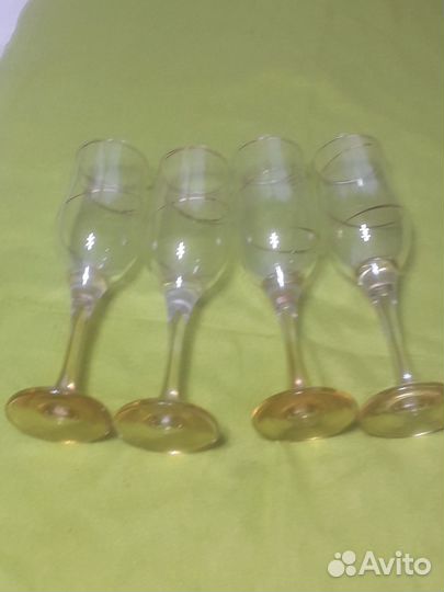 Бокалы фужеры рюмки