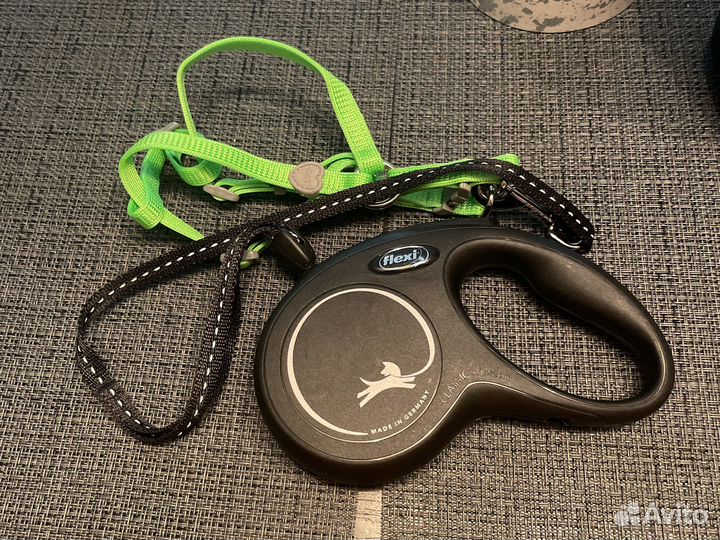 Рулетка + шлейка для кошек, маленьких собак