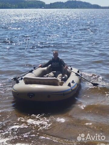 Лодка надувная четырёхместная купить в Санкт-Петербурге | Транспорт | Авито