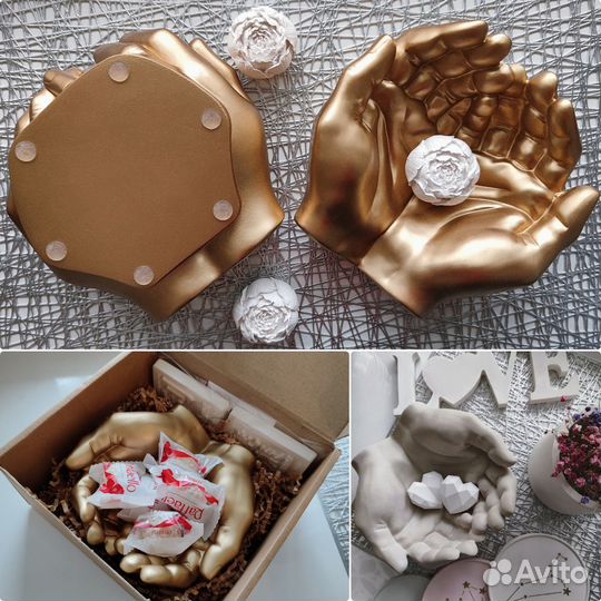 Конфетницы из гипса