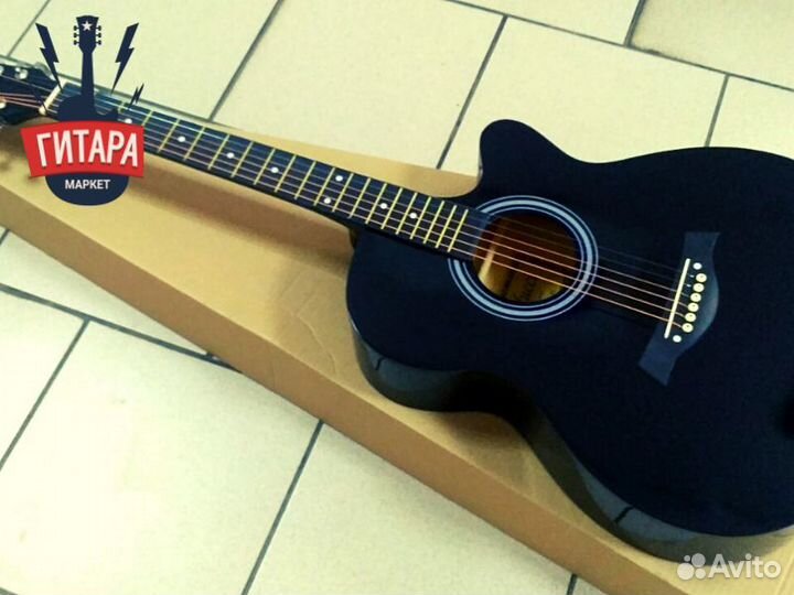 Акустическая гитара Belucci 40 дюймов черная