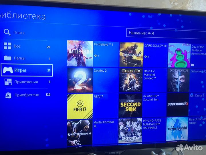 Ps4 1tb, игры, два джостика