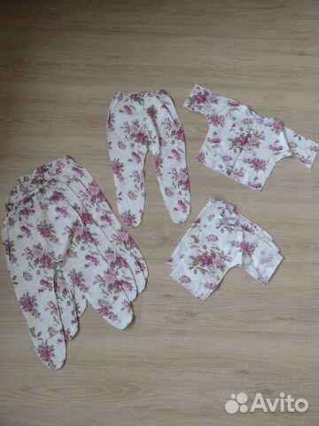 Ползунки и распашонки новые