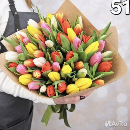 Букеты из тюльпанов (Арт.17594)