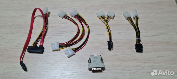 Кабеля SATA, переходники Molex/sata, удлинители
