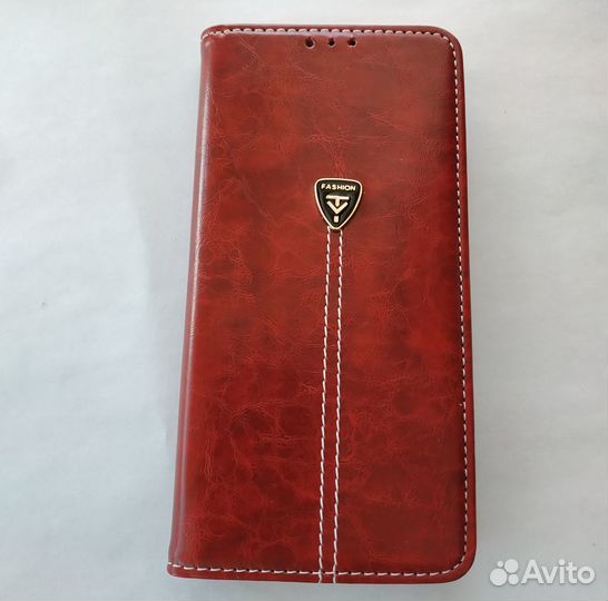 Чехол-книжка на Samsung note 10+ Кожа(2)