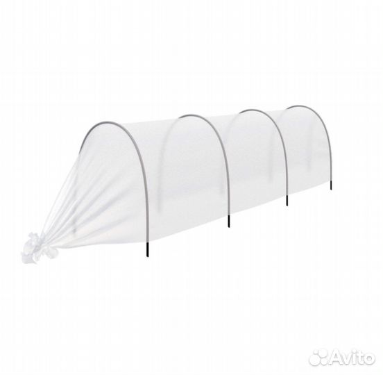 Парник прошитый, длина 4 м, 4 дуги «Малышок»