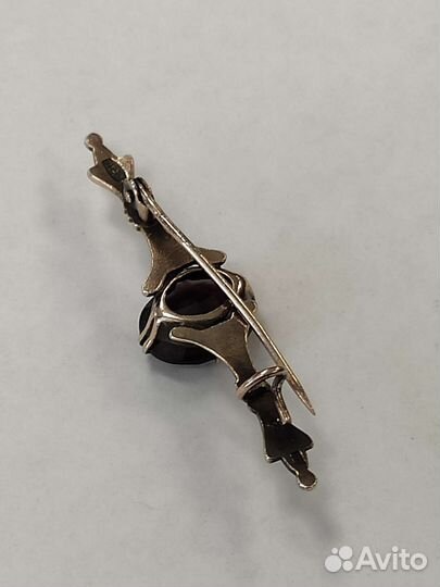 Брошь серебро 875 СССР