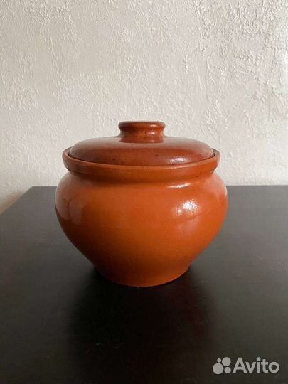 Горшок для запекания керамический