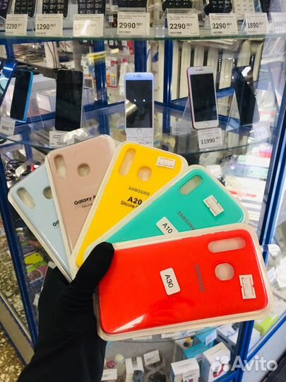 Чехлы Soft-Touch iPhone/Samsung/Honor