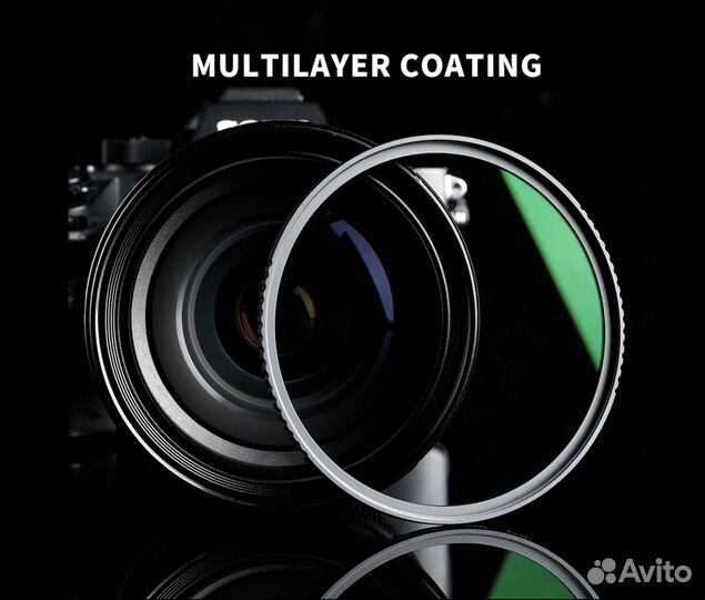 UV тонкий защитный фильтр K & F Concept 82 мм