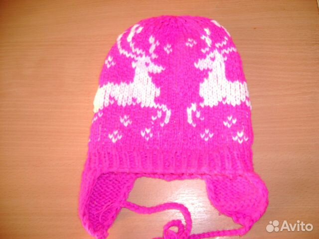 Детская шапочка 0-3 месяца окружность 40-42 см