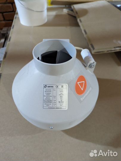 Вентилятор канальный круглый vertro VK 100/1