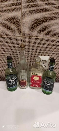 Бутылки из под алкоголя, сока разные