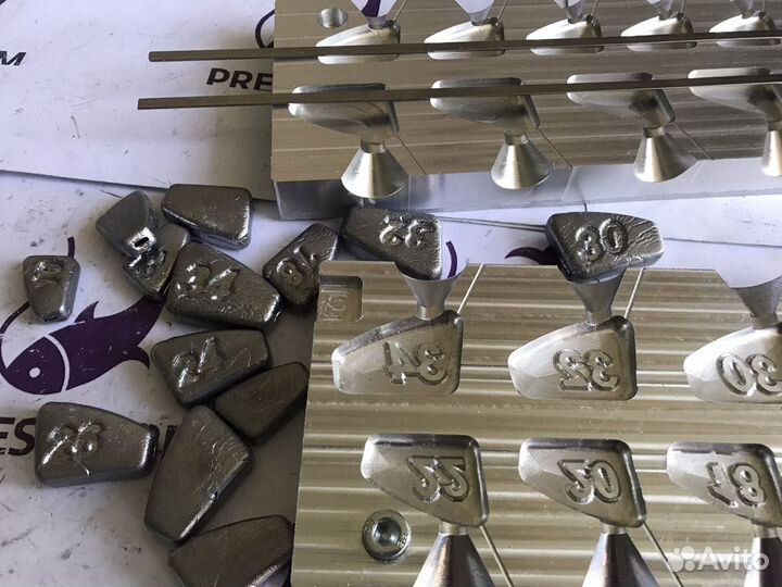 Форма чпу для литья грузил (Сапожок 10-34)