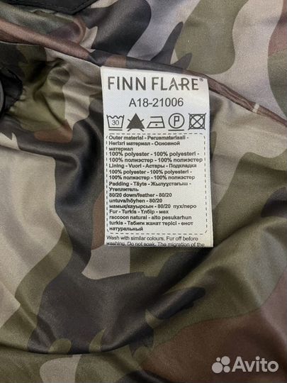 Пуховик мужской finn flare 48 размер