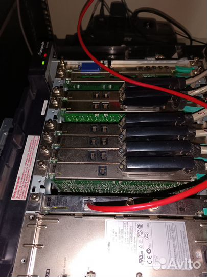 Атс Panasonic KX-TDA200 +Платы +Блок питания