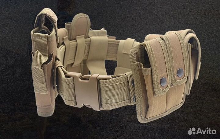 Тактический пояс с подсумками(Олива)