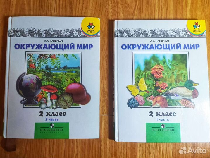 Учебник Окружающий мир 2 класс 2ч (А. А. Плешаков)