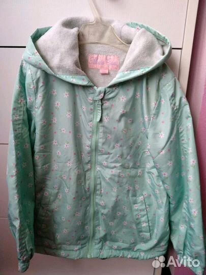 Куртка ветровка на флисе
