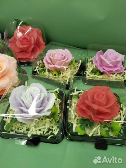 Цветы из мыла