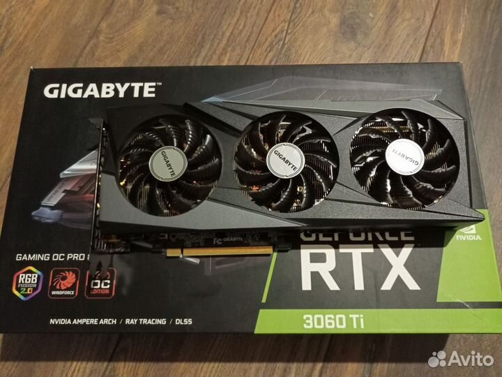 Видеокарта RTX 3060ti 8gb