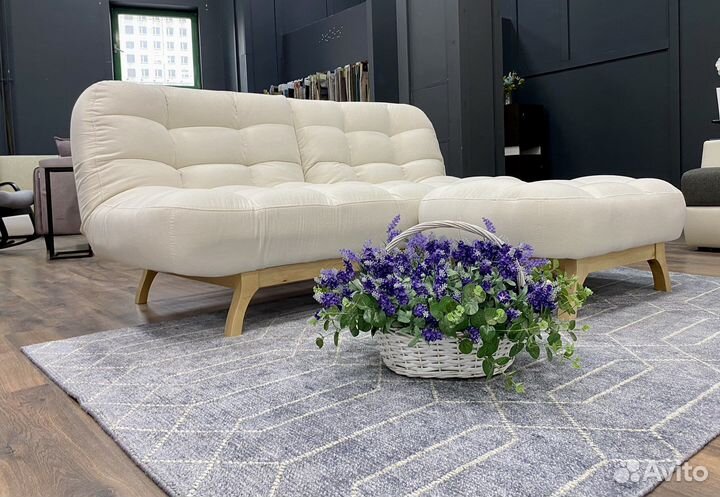 Диван кровать с банкеткой «Ирландия white», новый