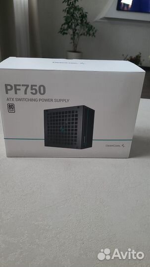 Блок питания компьютера deepcool pf750 750 Вт