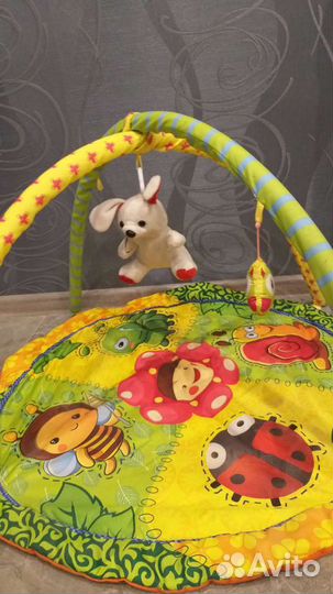 Коврик с креплениями для игрушек