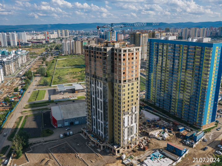 2-к. квартира, 59,2 м², 24/25 эт.