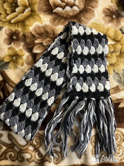 Шарф воздушной вязки теплый