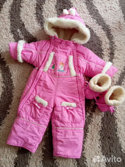 Зимний комбинезон для девочки