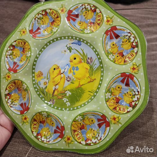 Тарелка для пасхальных яиц
