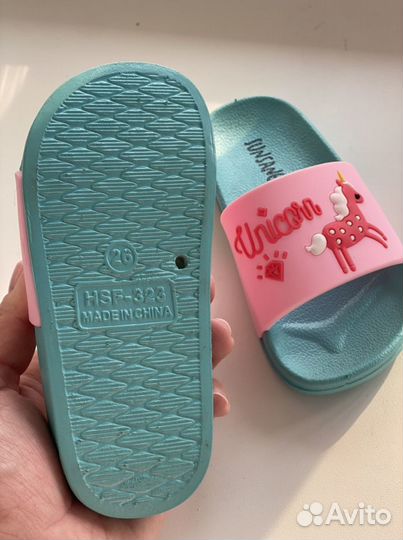 Сланцы для девочки