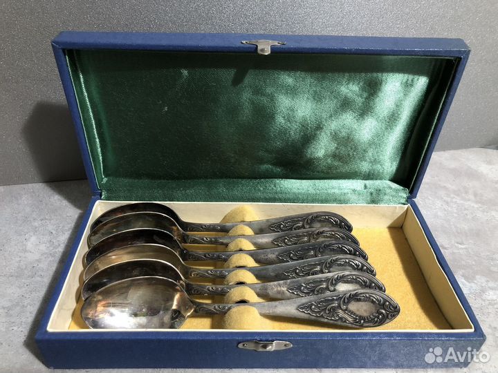 Набор столовых приборов СССР винтаж мельхиор