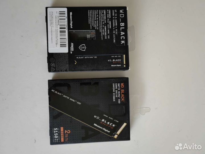 Western Digital WD black SN770 NVMe SSD 2 тб