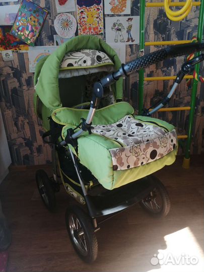 Коляска трансформер с люлькой