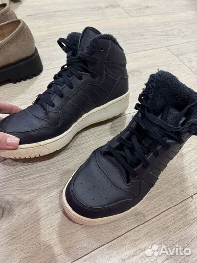 Кожанные кеды женские