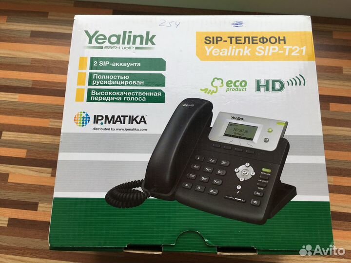 SIP-телефон Yealink SIP-T21 E2