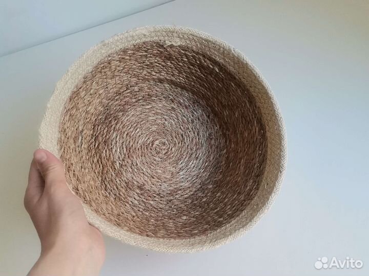 Новая плетёная корзина для хранения,корзинка 2813