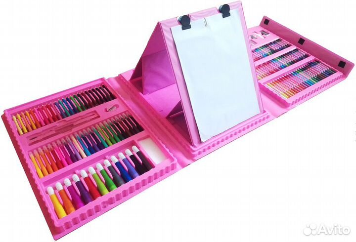 Чемодан творчества. Художественный набор 208 предм