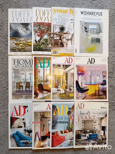 Иностранные и русские интерьер дизайн (50 шт)