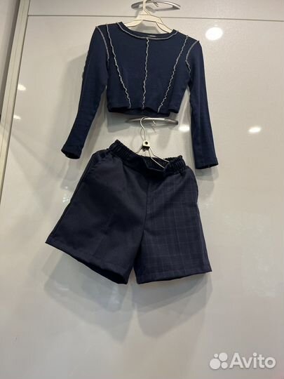 Школьный комплект синего цвета 128