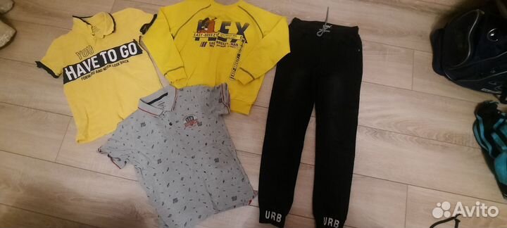 Большой пакет вещей на мальчика 140-146