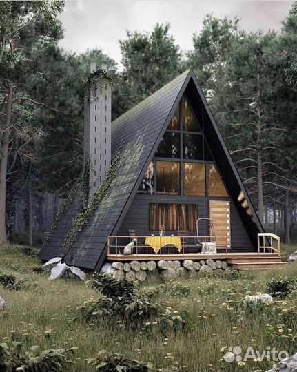 Каркасные дома А-фрейм