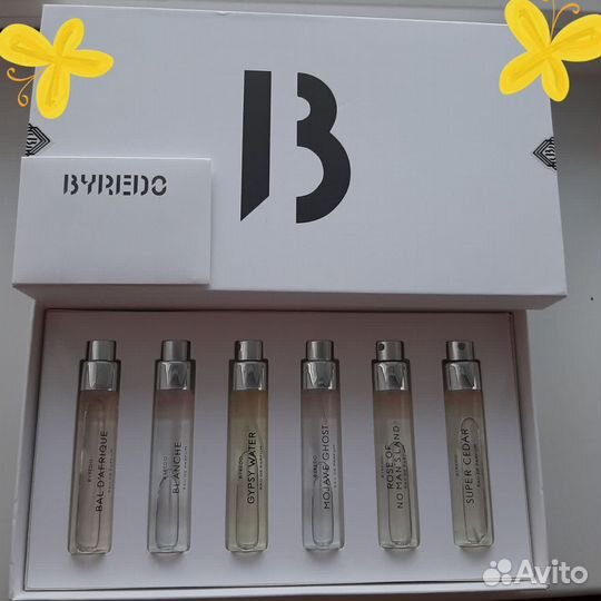 Элегантный набор byredo по 12 мл