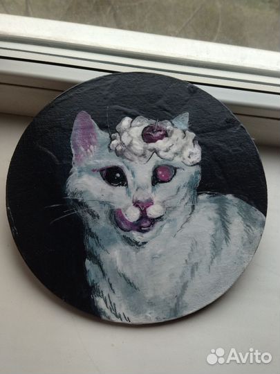 Картина акрилом на холсте