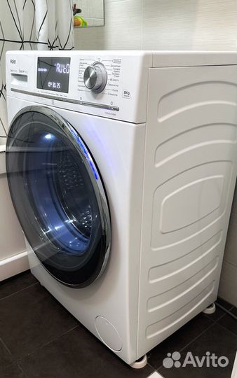 Стирально-сушильная машина haier hwd80-b14686